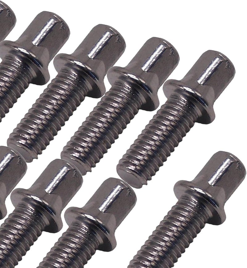 DYNWAVE 10 Pieces Drum Tension Rods Smooth Deep Thread Strong Short Screws Percussion Hardware for Snare Drum DIY Accessories Replaces Parts, M6X15mm - Image 3